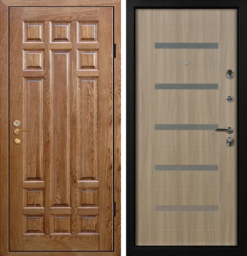 Элитная входная дверь в брусовой дом