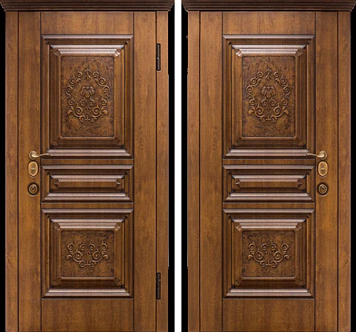 Входная дверь из массива дерева №12