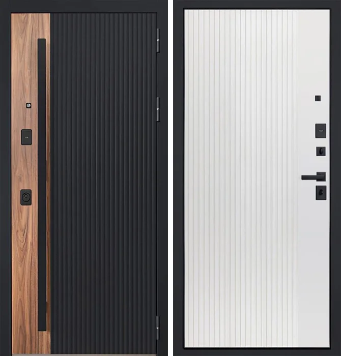Входная дверь с ручкой во всю высоту премиум класса №11