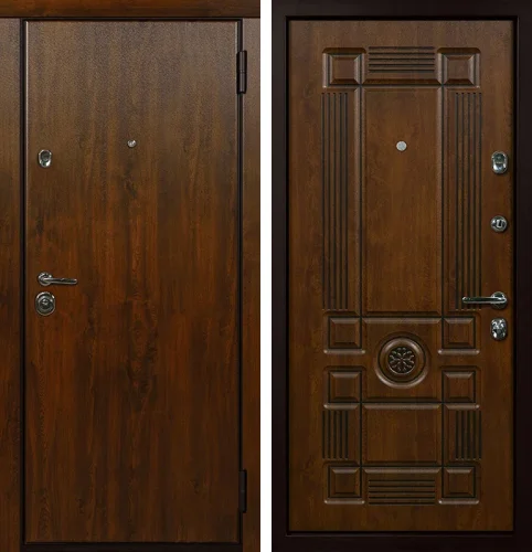 Дверь железная входная нестандартная №4